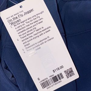 Women’s On The Fly Joggers (Lululemon) NBW